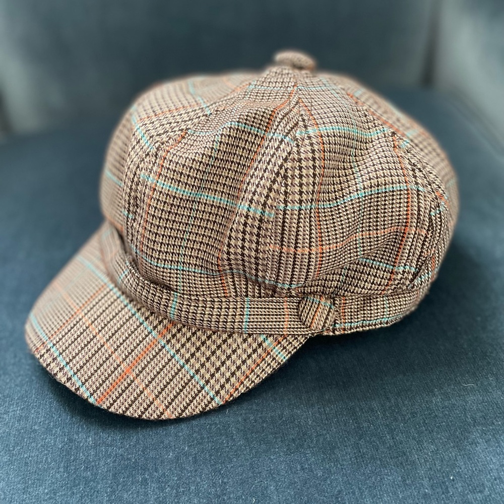 Women’s Plaid Cabbie Hat